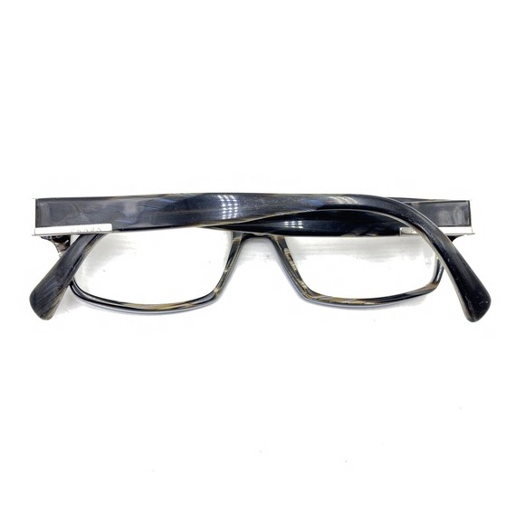 Prada VPR 06O EAR-1O1 Blue Brown Rectangle Eyeglasses Frames 53-17 145 Italy - Picture 11 of 12